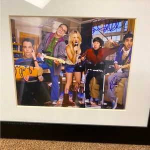 Big Bang Theory Photograph Signed
